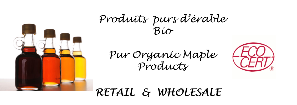 Pur organic maple products Ecocert